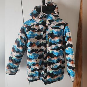 Columbia Kids' Multicolor Mountain Print Puffer Jacket
